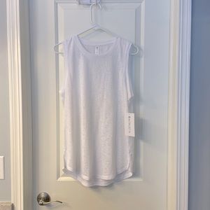 Athleta Breezy Tank Med in White